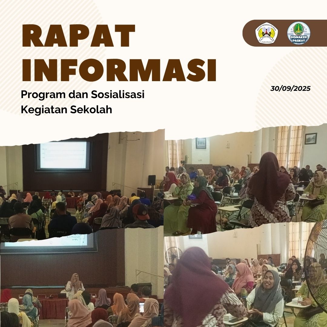 SMK Untung Surapati Pasuruan Gelar Rapat Persiapan TKA Bersama Wali Murid dan Disnaker
