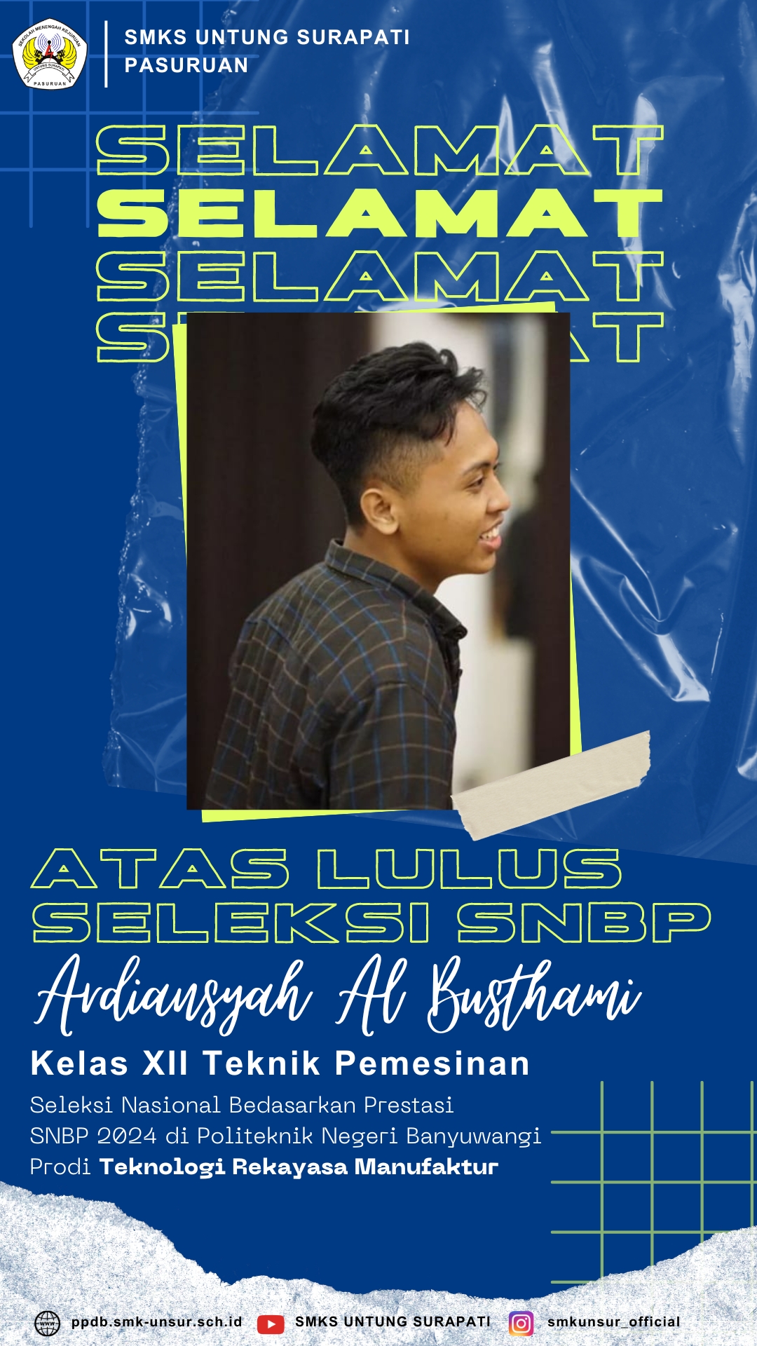 LULUS SELEKSI NASIONAL BERDASARKAN PRESTASI 2024